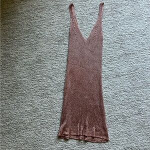 FP Copper-Rose gold metallic dress